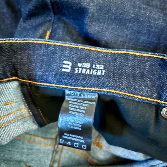 Mott & Bow Jeans Crosby Straight 35x32 - Picture 4 of 4
